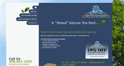 Desktop Screenshot of mtshredding.com